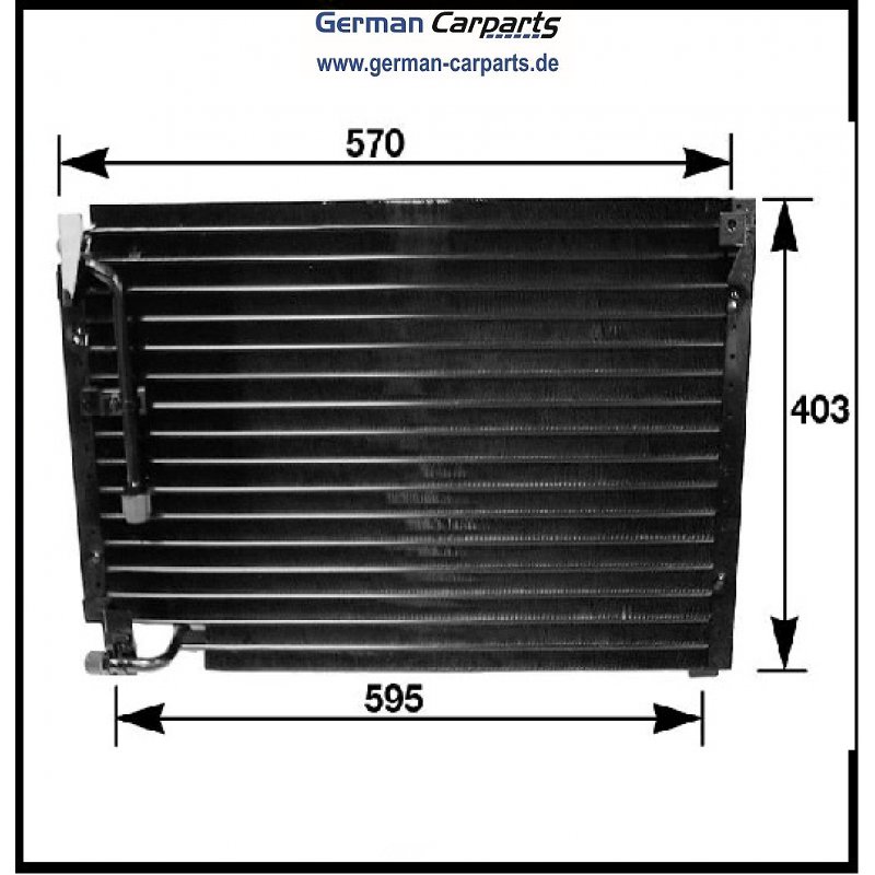 Hella Kühler Kondensator Klimaanlage Volvo 740, 940 - german-carp