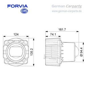 LED/DE-Hauptscheinwerfer - 90mm - 12/24V - rund - 1AL 015 318-001