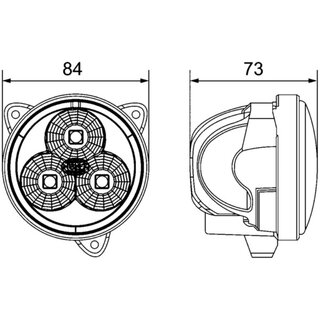 Hella LED Arbeitsscheinwerfer M70 Gen 4 12-24V Land Baumaschinen