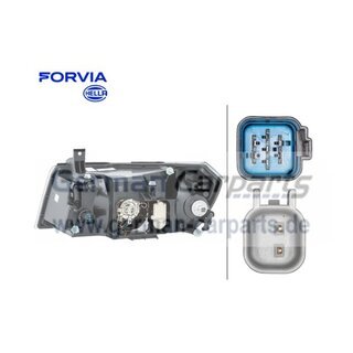 Hauptscheinwerfer - rechts - schwarz - LHD Ford vgl. 1 205 195 /4C16 13008 MA