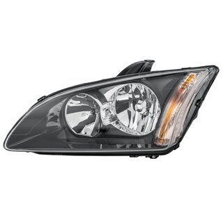 Halogen-Hauptscheinwerfer - Ford Focus II (DA_, HCP, DP) - schwarz - ECE - f�r LHD - links