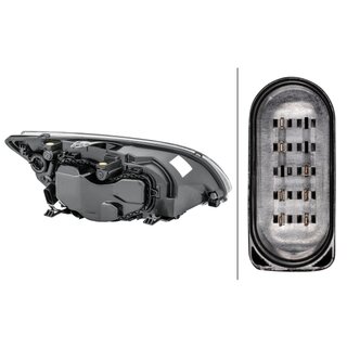 Halogen-Hauptscheinwerfer - Ford Focus II (DA_, HCP, DP) - schwarz - ECE - f�r LHD - links