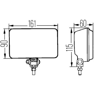Nebelscheinwerfereinsatz - Comet 450 - 12V - ECE - links/rechts - Set - Menge: 2