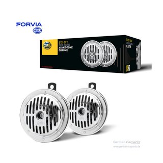 HELLA PERFORMANCE HORN S130 SET - 12V - 118dB(A) - chrom/schwarz 3CB 004 811-091