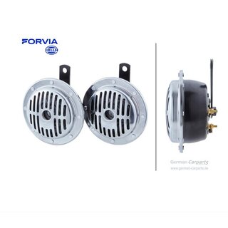 HELLA PERFORMANCE HORN S130 SET - 12V - 118dB(A) - chrom/schwarz 3CB 004 811-091
