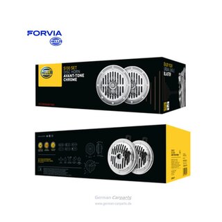 HELLA PERFORMANCE HORN S130 SET - 12V - 118dB(A) - chrom/schwarz 3CB 004 811-091