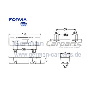 LED-Warnleuchte - WL-LED - 12V - gelb