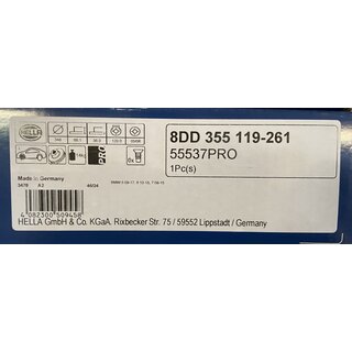 Hella Bremsscheibe - 55537PRO - beschichtet - 348mm - 36mm - Innenbel�ftet - BMW
