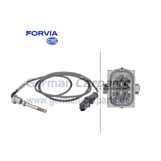 Sensor, Abgastemperatur - 2-polig - Kabel: 1110mm - FIAT...