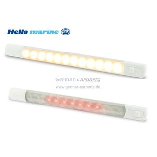 Innenraumleuchte - warmwei�/rot - LED - 12/24V - 3W - 2.700K