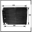Hella K�hler Kondensator Klimaanlage Volvo 740, 940