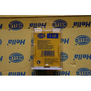 Hella, 8KV 712 169-811, Leitungsverbinder gelb Abzweigverbinder 20 Stck SET Quetschverbinder Stromdieb