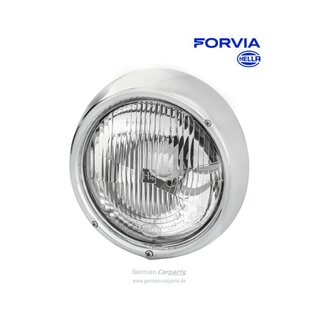 Hella Hauptscheinwerfer H4 mit Chromrahmen ECE f�r VW...