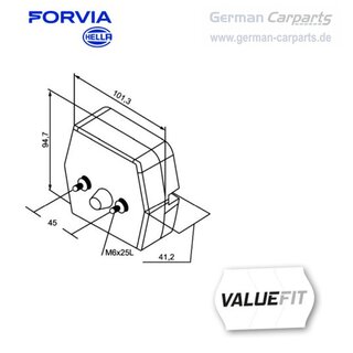 Hella Blinkleuchte mit Positionslicht LED 12/24V Anbau  2BE 357 023-001