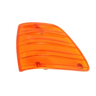 Lichtscheibe Blinkleuchte vorn orange Mercedes R107 280 - 560 SL rechts