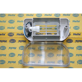 Hella, 2XT 007 945-057, Einstiegleuchte Wohnwagen Caravan Knaus weiss IP20/230V/max 40W